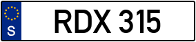 Truck License Plate